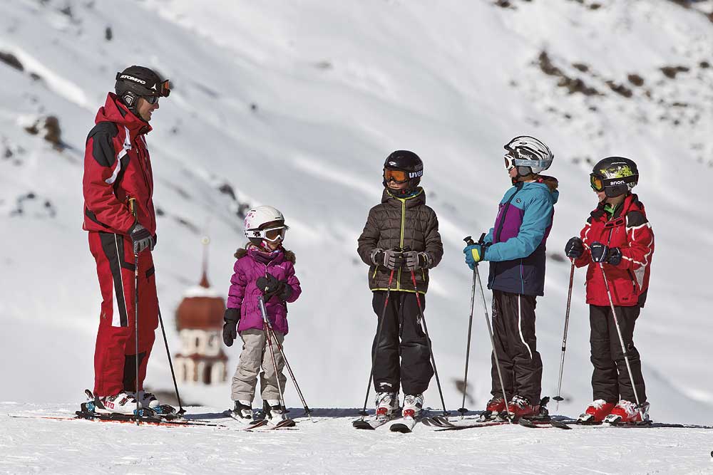 Kinderskikurs im Skigebiet Vent